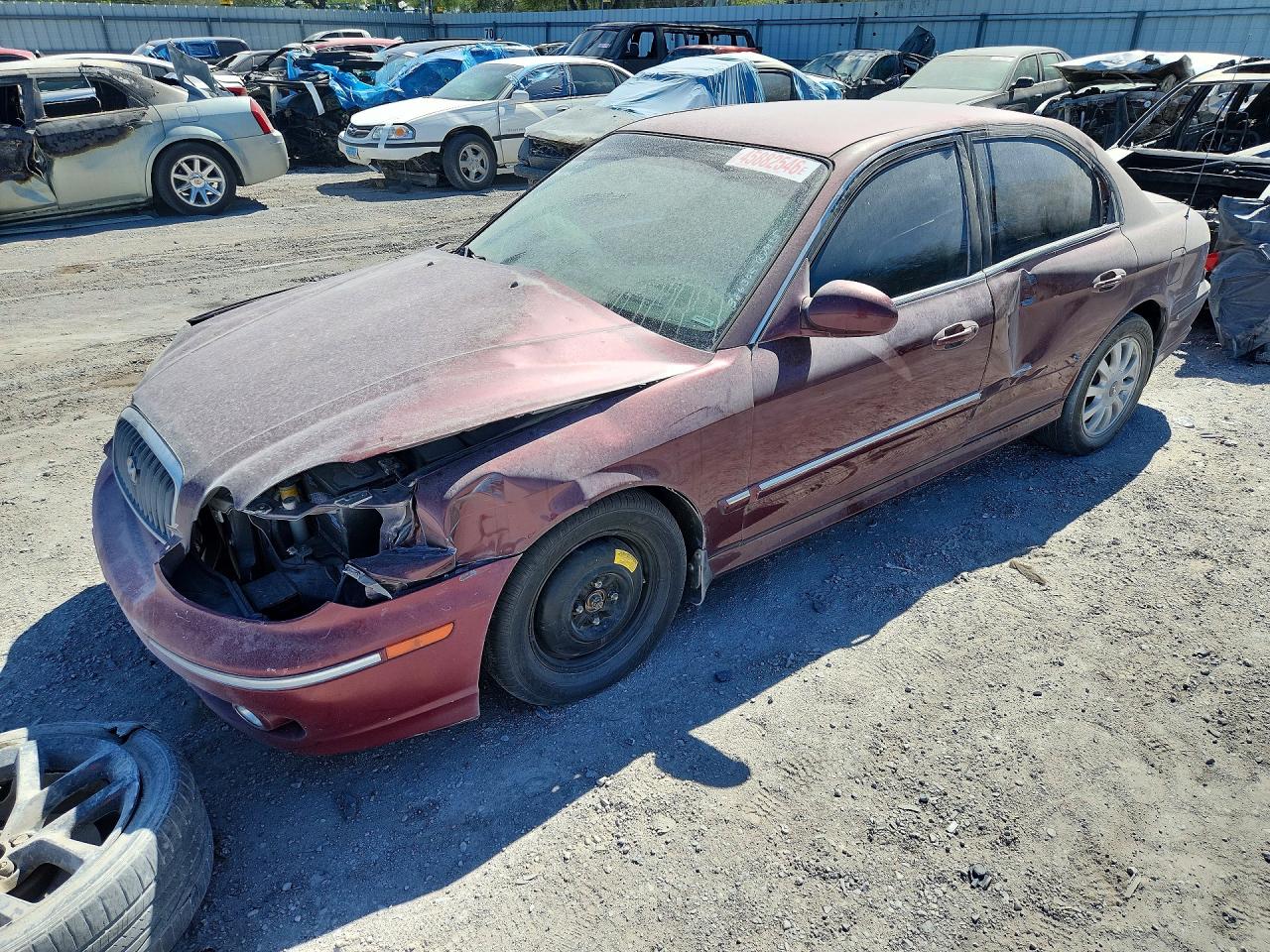 2003 Hyundai Sonata VIN KMHWF35H83A821821 photo 1