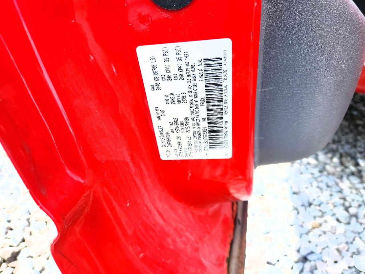 2007 DODGE Ram 1500 VIN 1D7HU18217S223624 photo 12