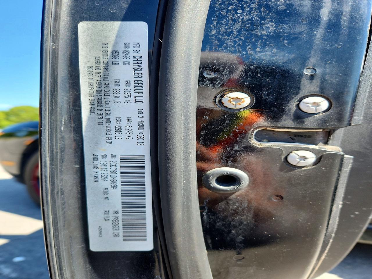 2013 Dodge Challenger VIN 2C3CDYBT1DH602984 photo 12