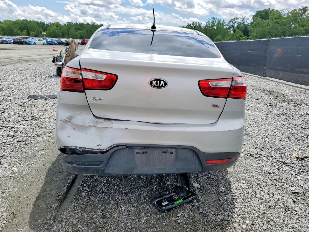 2014 Kia Rio VIN KNADM4A30E6328476 photo 6