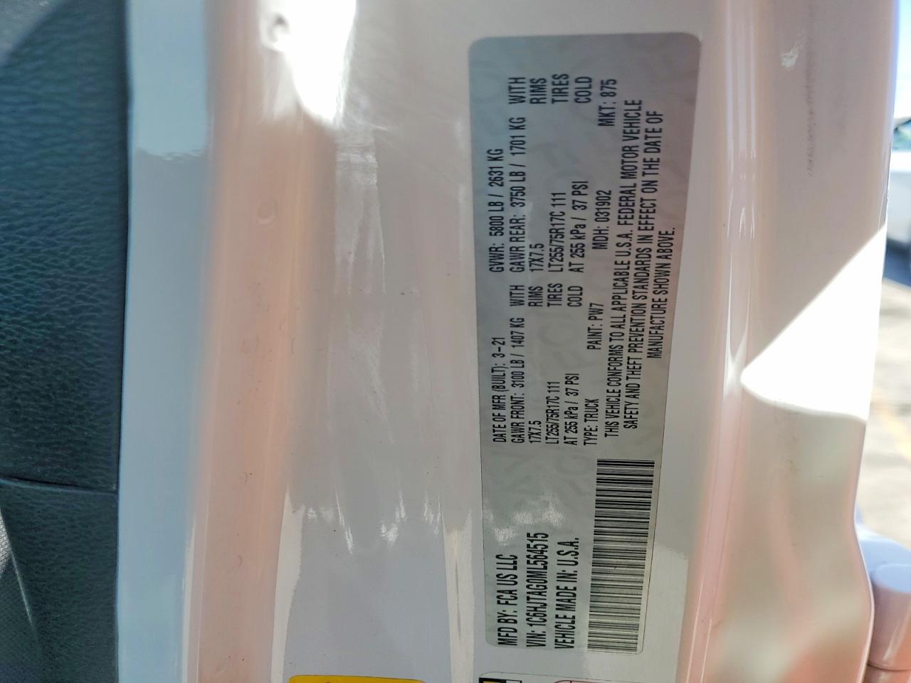 2021 Jeep Gladiator VIN 1C6HJTAG0ML564515 photo 12