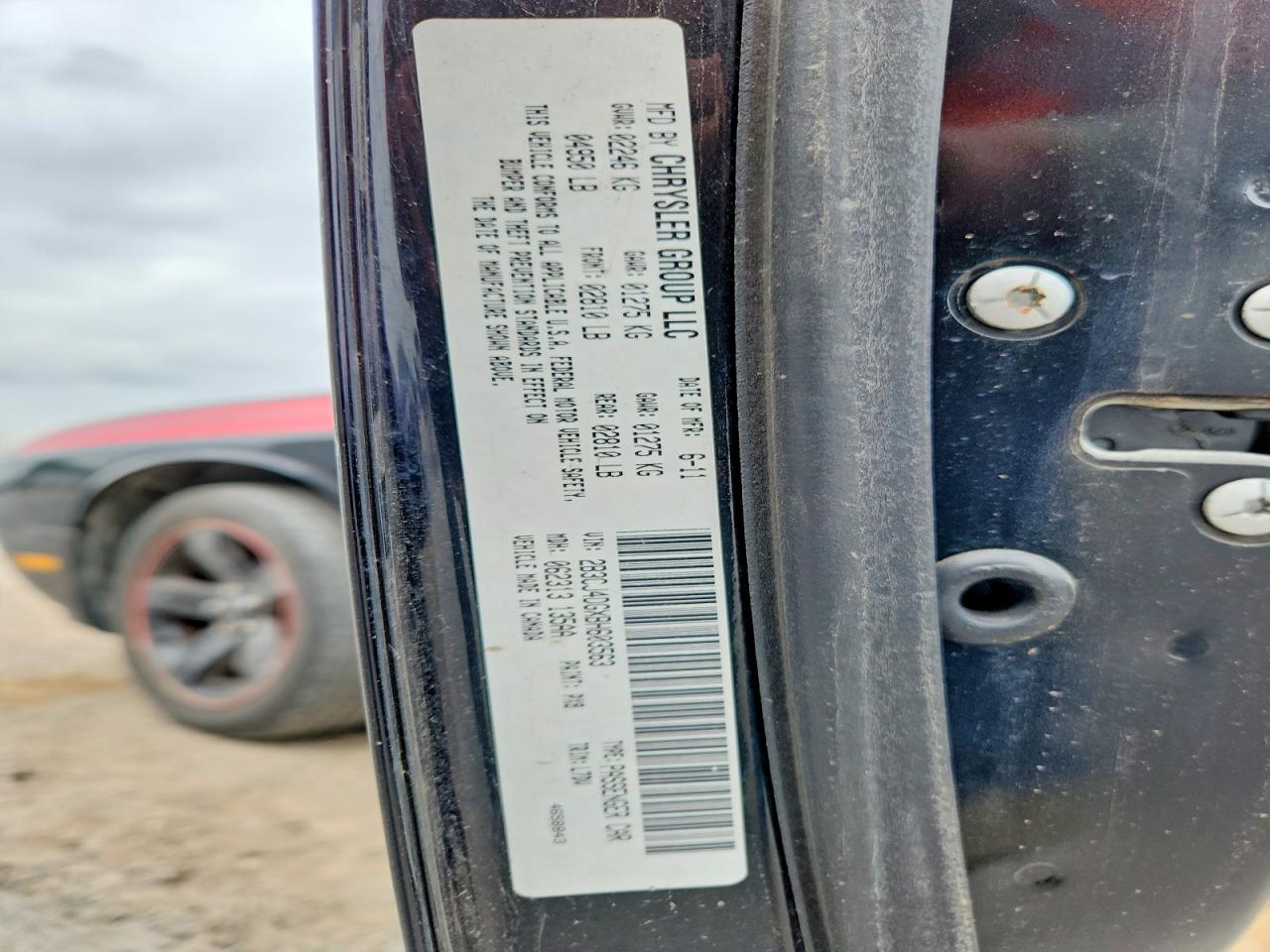 2011 Dodge Challenger VIN 2B3CJ4DGXBH603563 photo 12