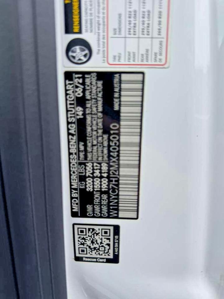 2021 MERCEDES-BENZ G-class VIN W1NYC7HJ2MX405010 photo 10