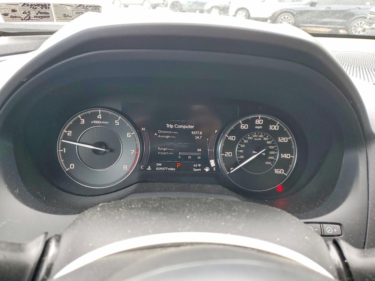 2019 Acura Rdx VIN 5J8TC2H34KL042687 photo 9