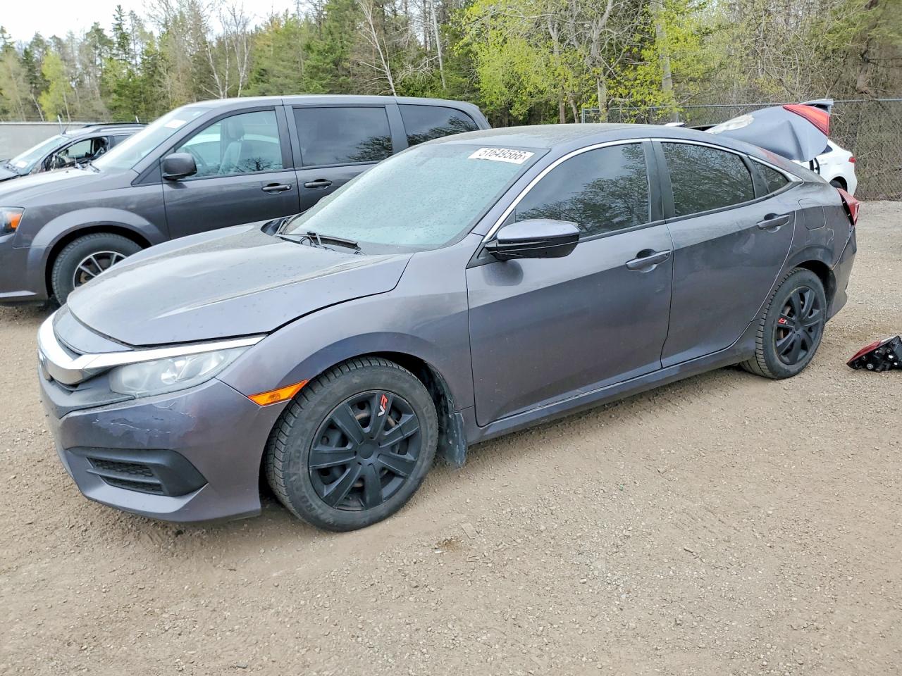 2017 Honda Civic VIN 2HGFC2F51HH015390 photo 1