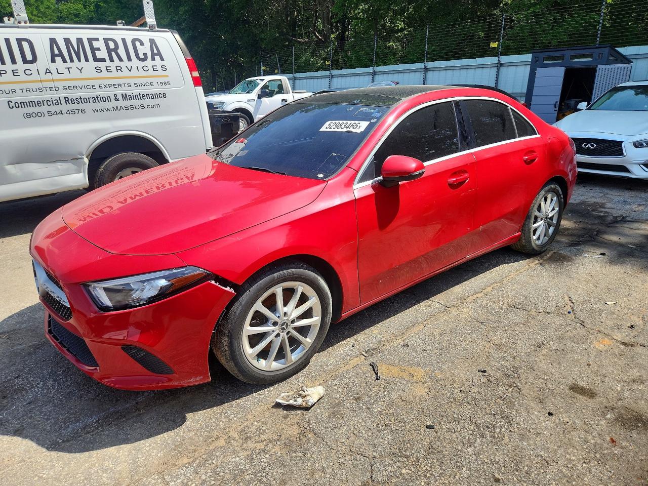 2020 Mercedes-Benz A-class VIN W1K3G4EB1LW047409 photo 1