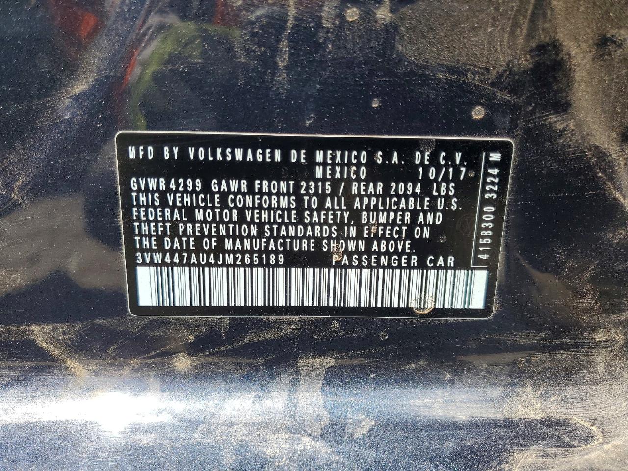 2018 Volkswagen Gti VIN 3VW447AU4JM265189 photo 12