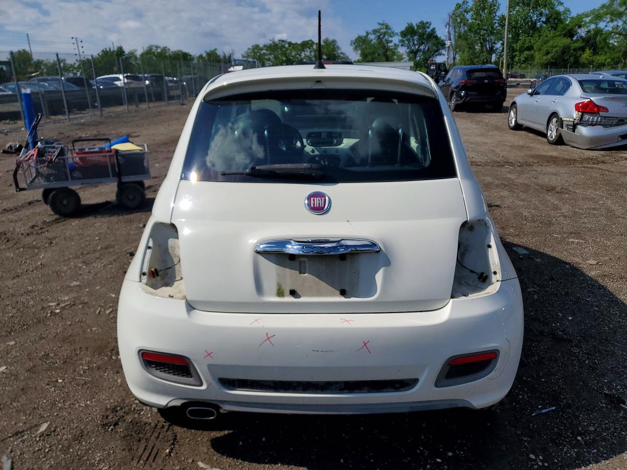 2013 FIAT 500 VIN 3C3CFFBR7DT692605 photo 6