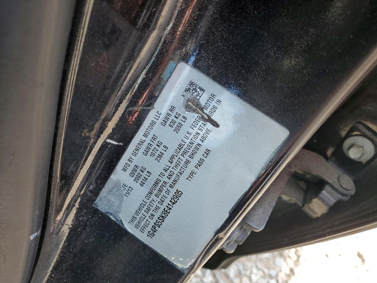 2014 Buick Verano VIN 1G4PS5SK8E4142905 photo 12