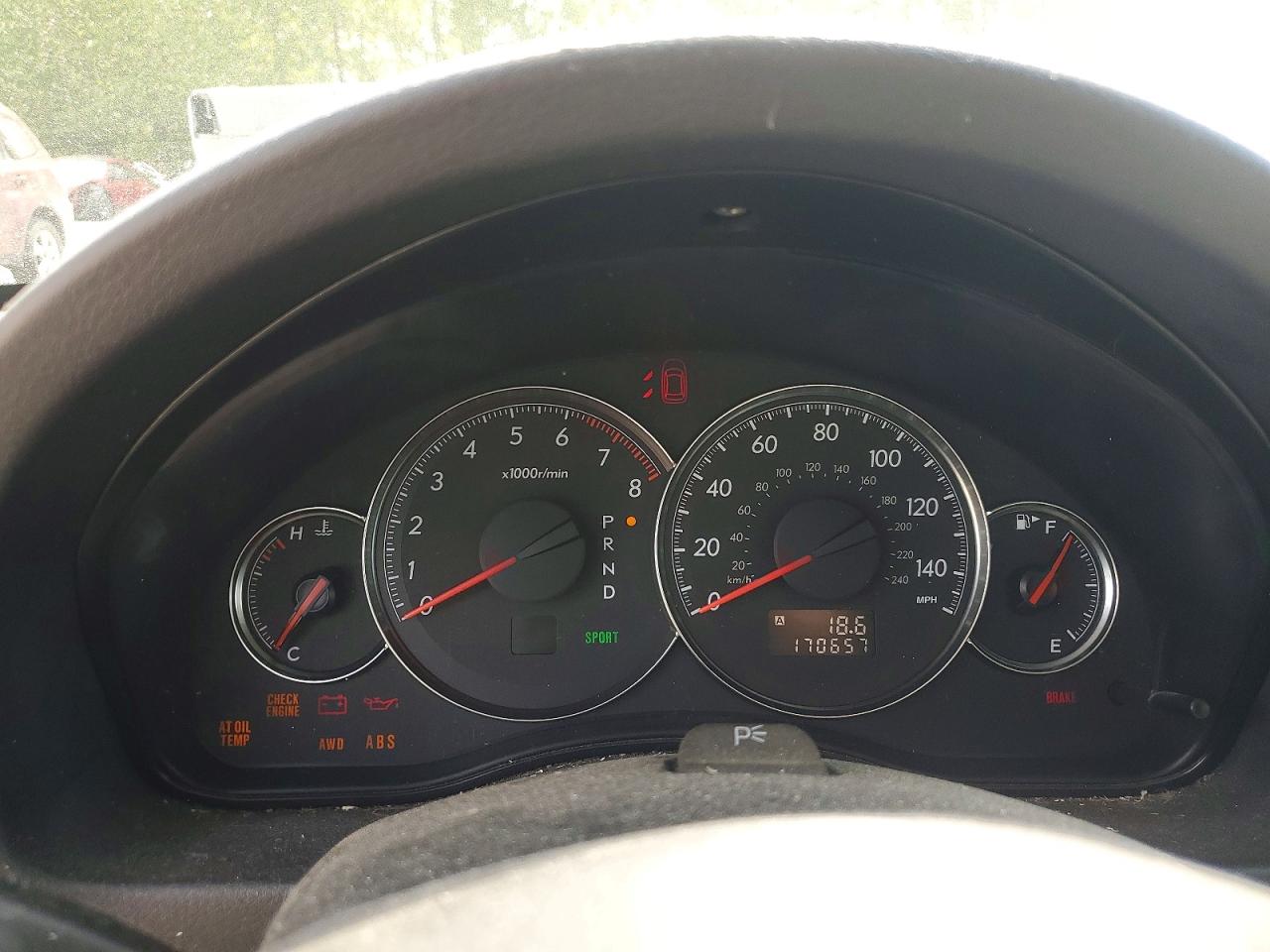 2008 SUBARU Outback VIN 4S4BP61C187341664 photo 9