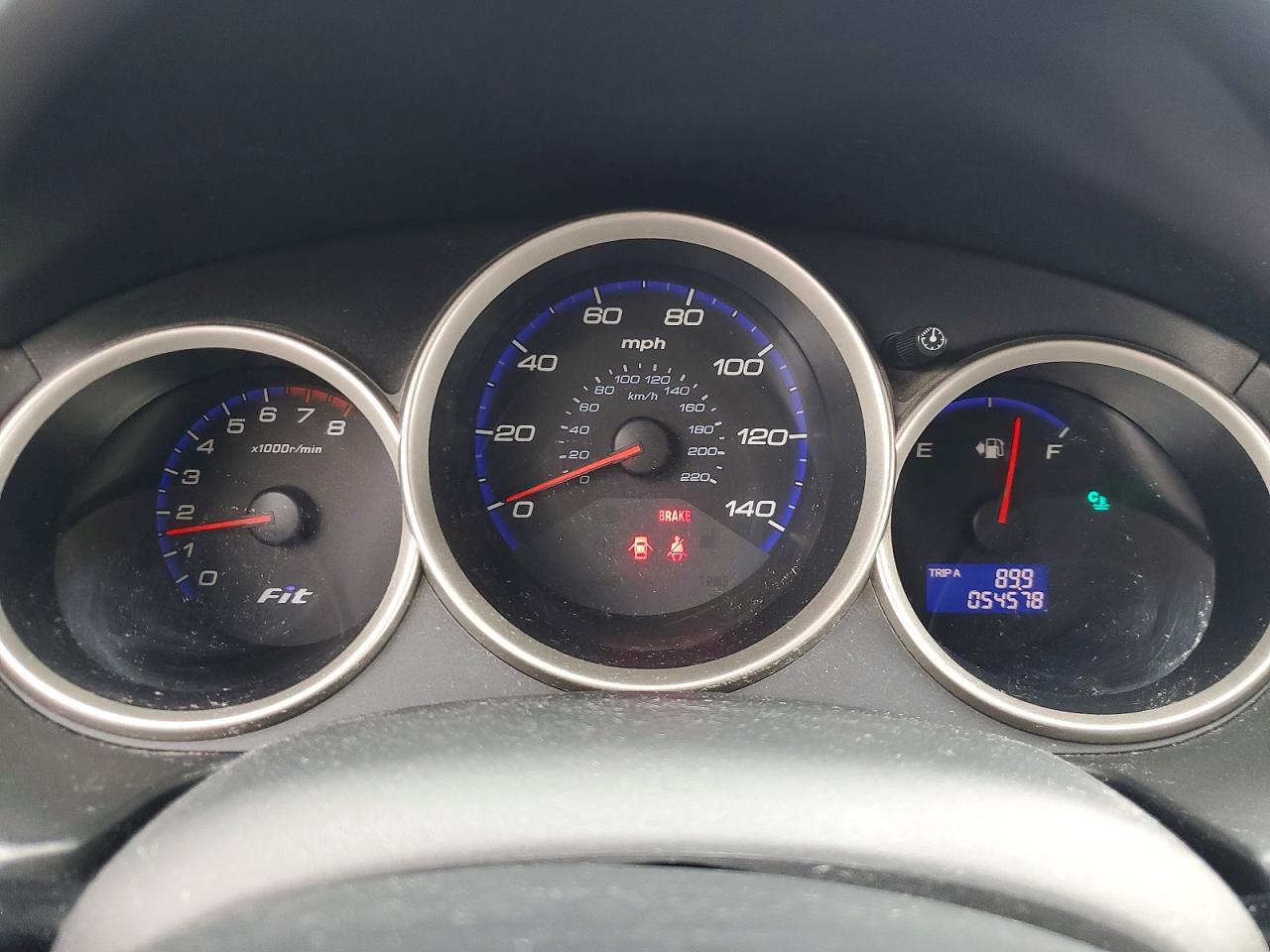 2008 Honda Fit VIN JHMGD37428S005082 photo 9