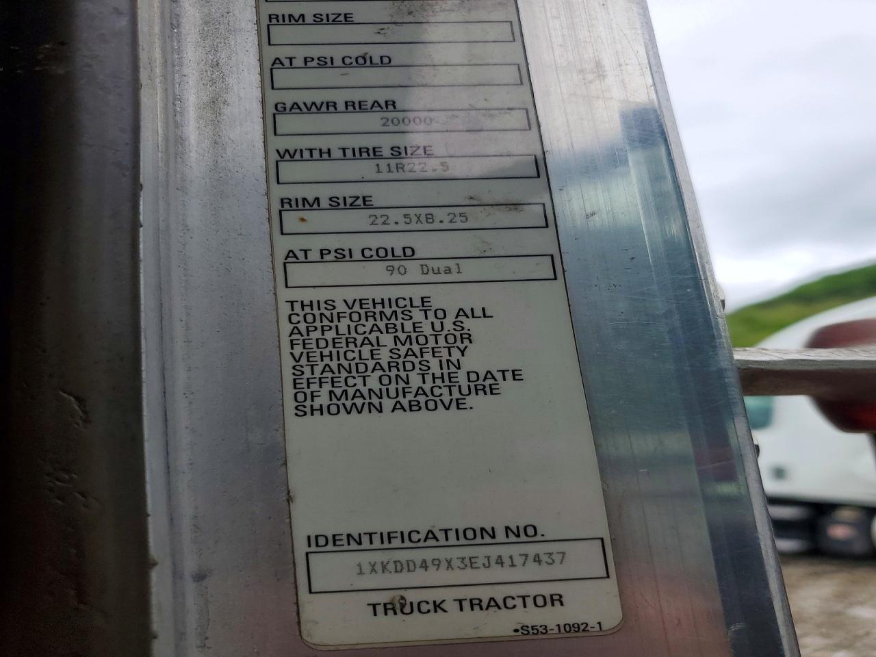 2014 KENWORTH All other VIN 1XKDD49X3EJ417437 photo 10