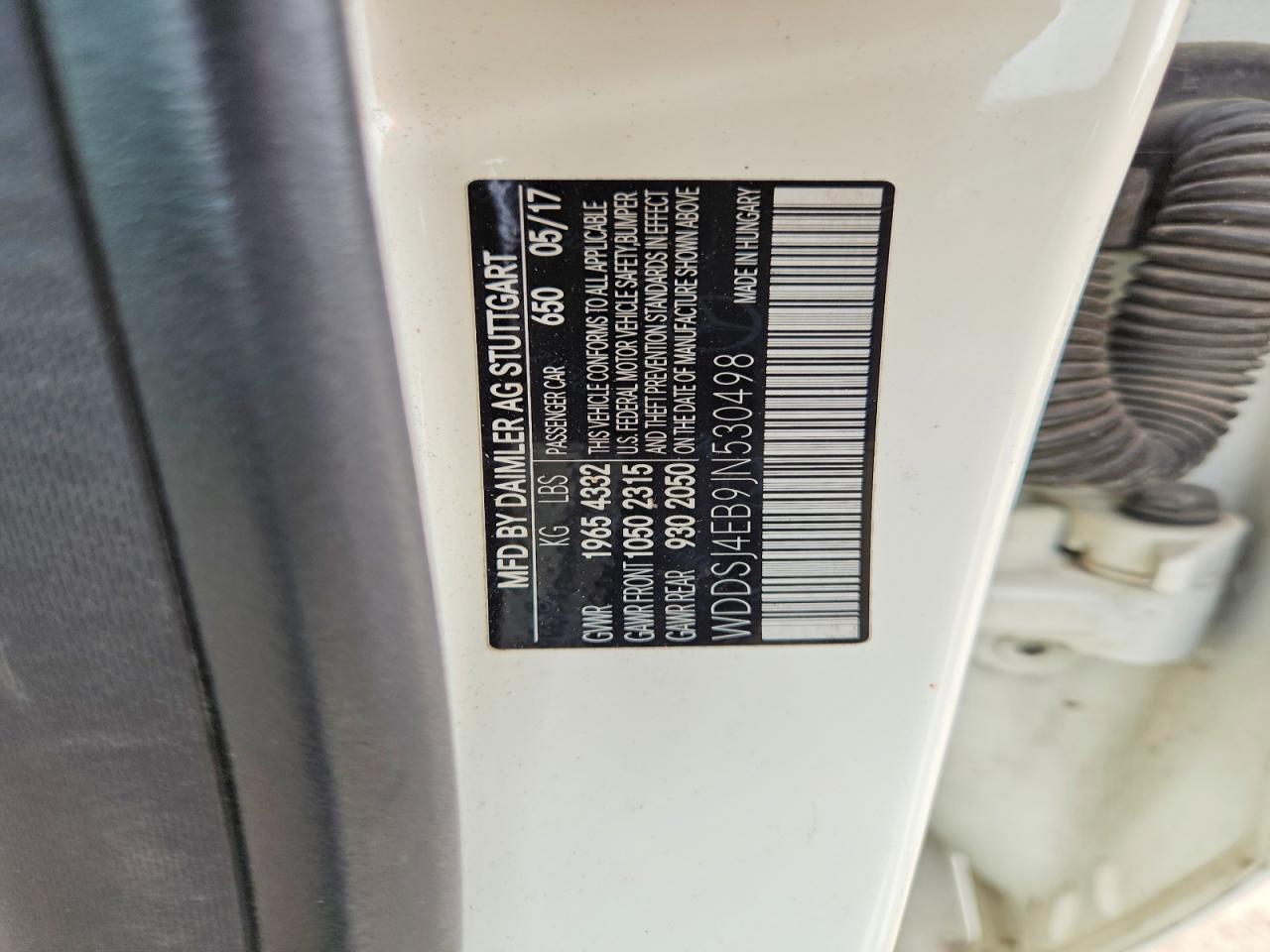 2018 Mercedes-Benz Cla-class VIN WDDSJ4EB9JN530498 photo 12
