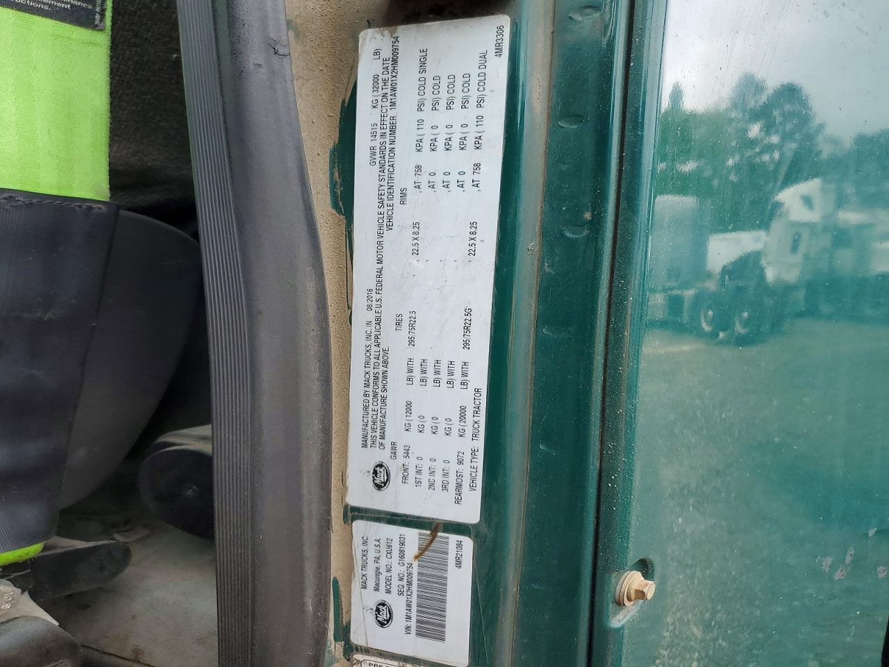 2017 MACK All other VIN 1M1AW01X2HM009754 photo 10