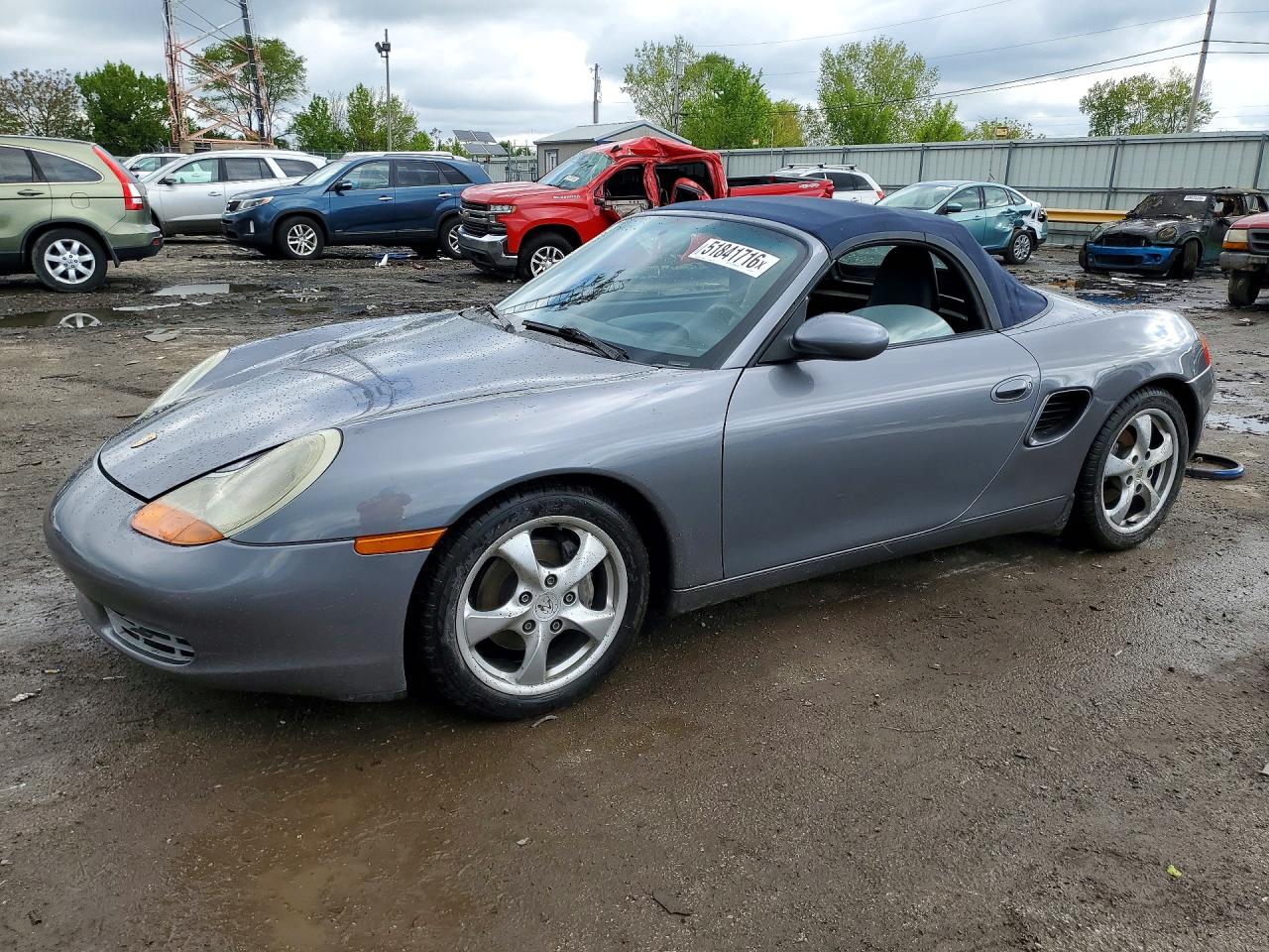 2001 Porsche Boxster VIN WP0CA29891U626333 photo 1
