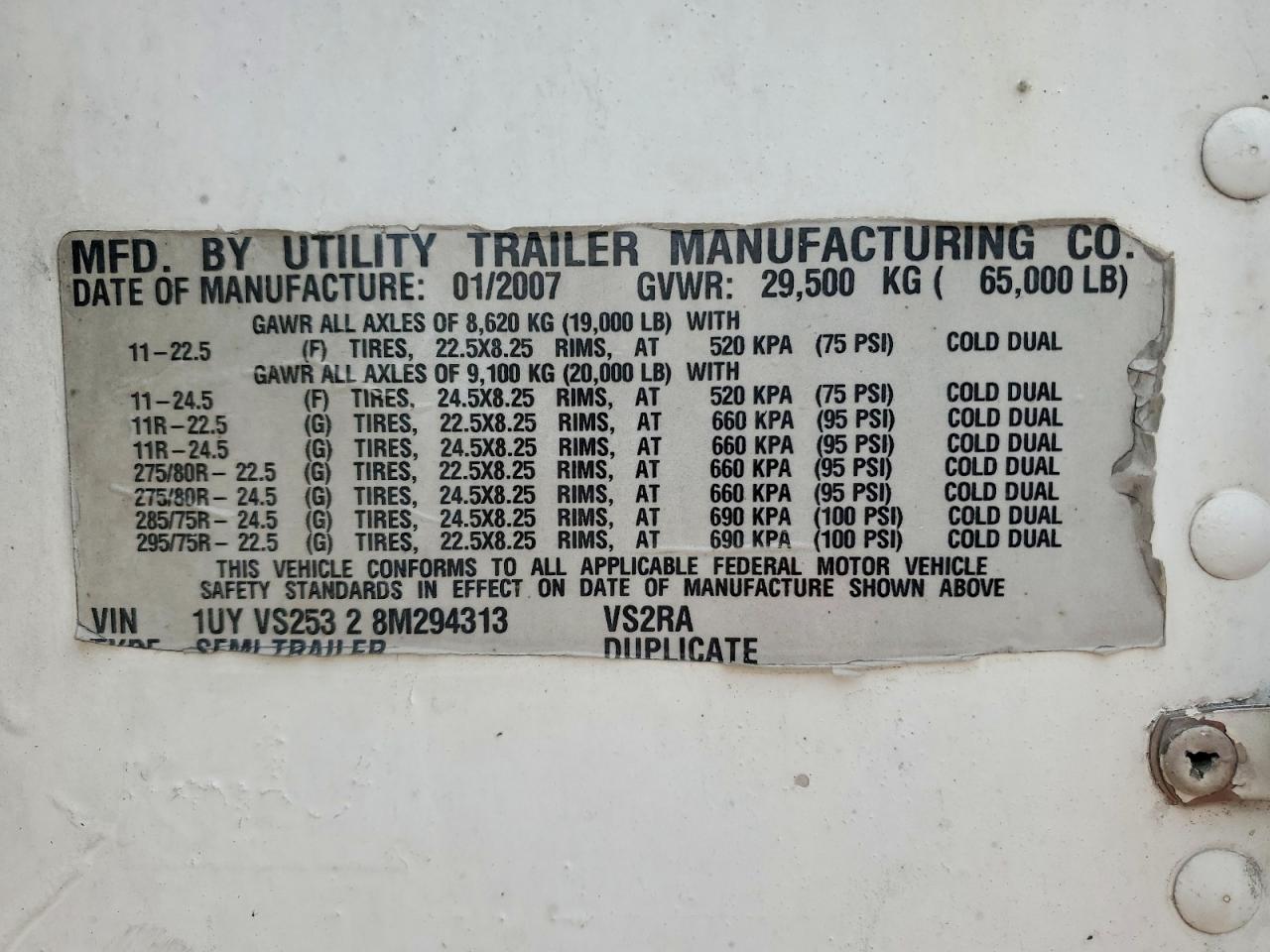 2008 UTILITY All models VIN 1UYVS25328M294313 photo 10