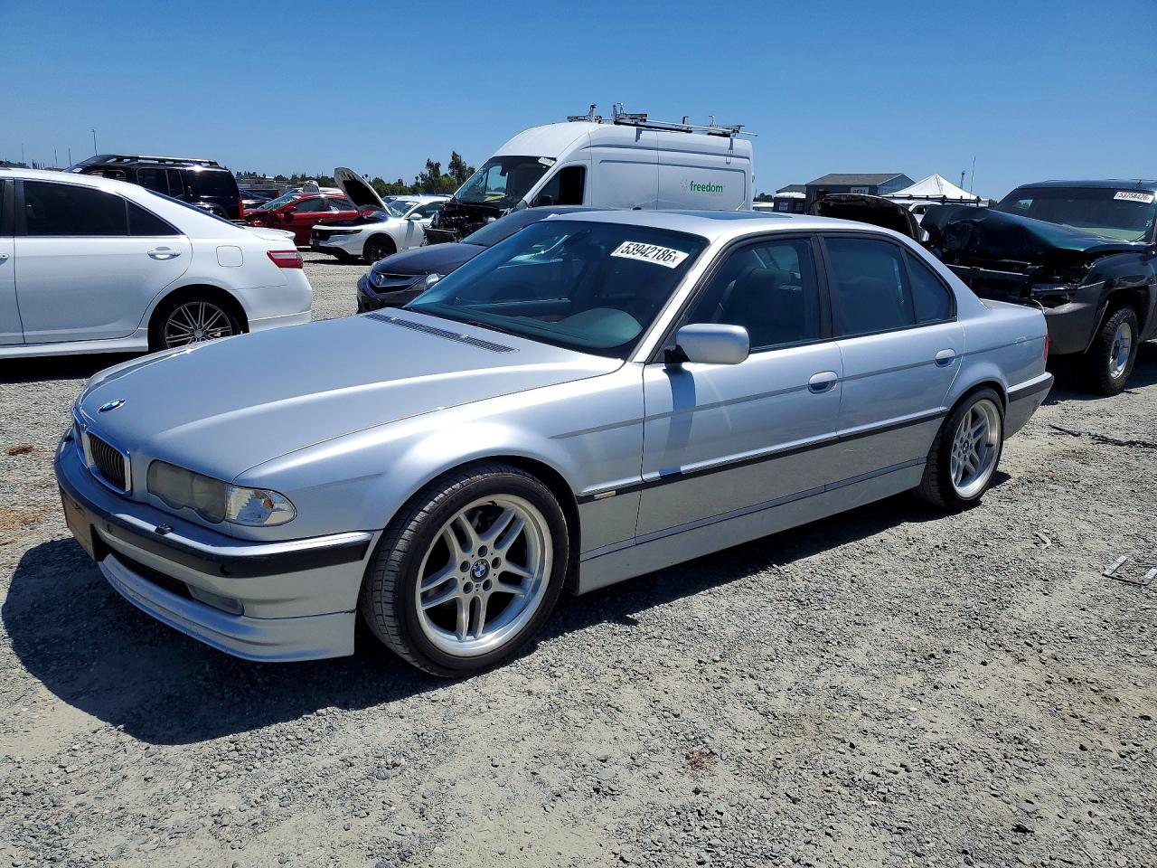 2001 BMW 7 series VIN WBAGG83421DN83170 photo 1