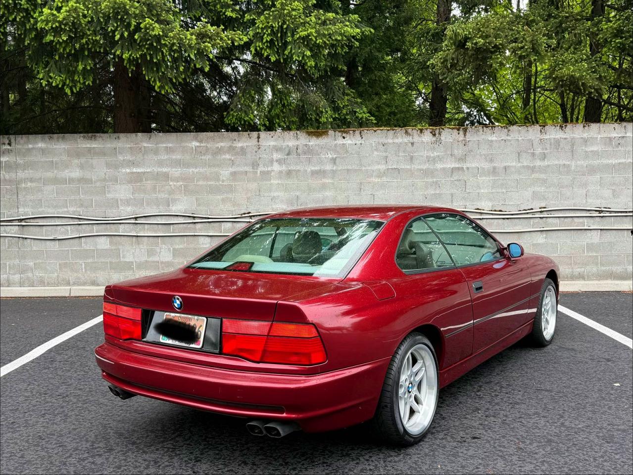 1991 BMW 8 series VIN WBAEG2319MCB73201 photo 4