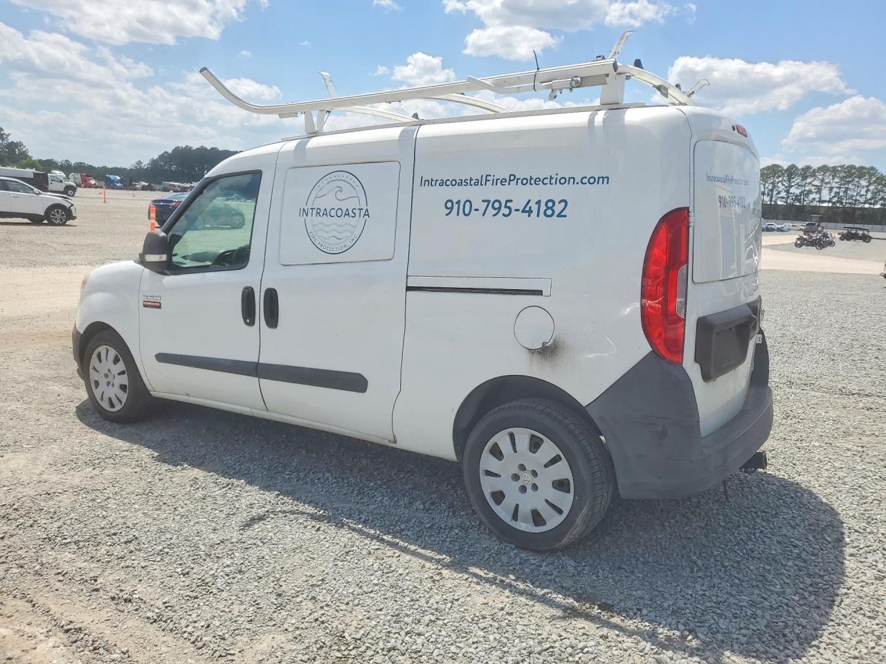 2015 Ram Promaster VIN ZFBERFAT6F6A05982 photo 2