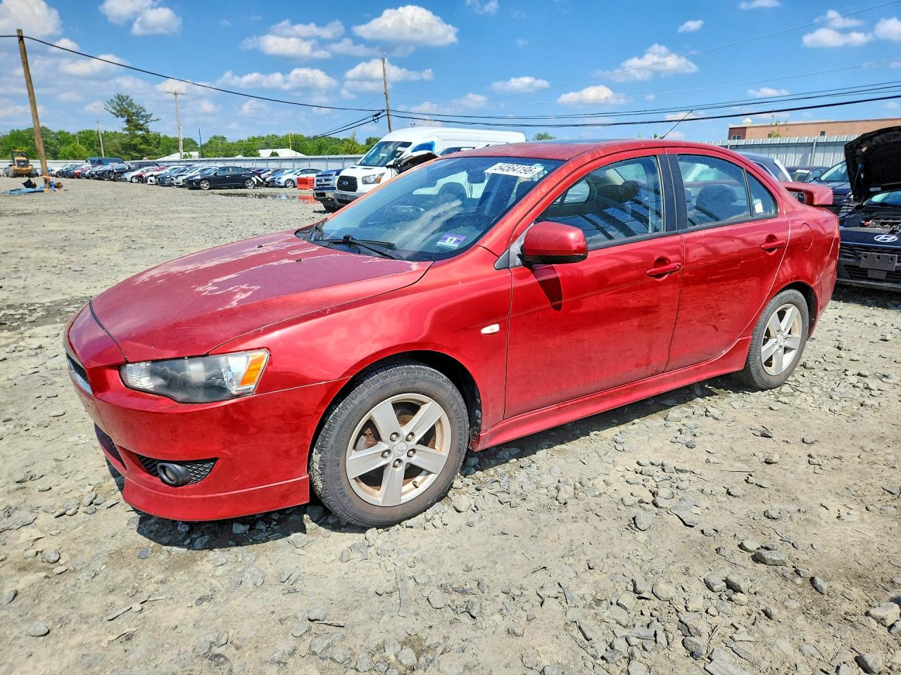 2009 Mitsubishi Lancer VIN JA3AU26U39U002246 photo 1