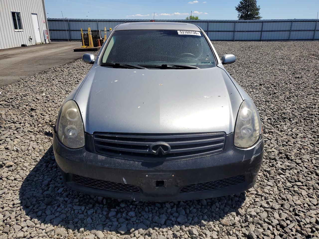2006 Infiniti G35 VIN JNKCV51F66M606093 photo 5