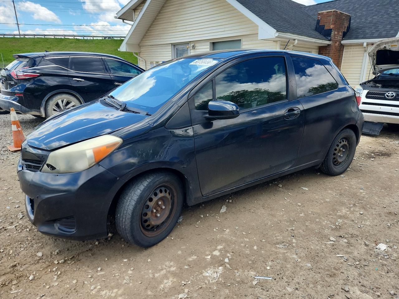 2014 Toyota Yaris VIN JTDJTUD35ED573595 photo 1