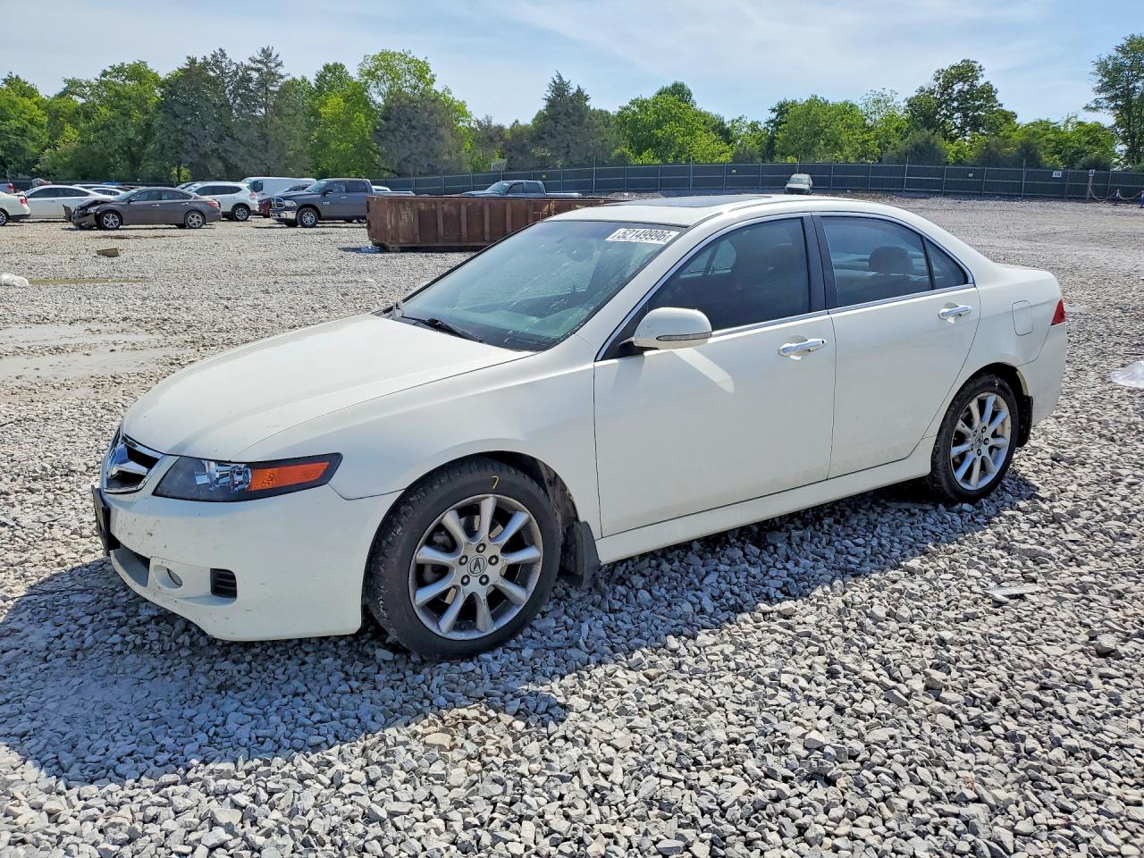 2007 Acura Tsx VIN JH4CL96847C021110 photo 1