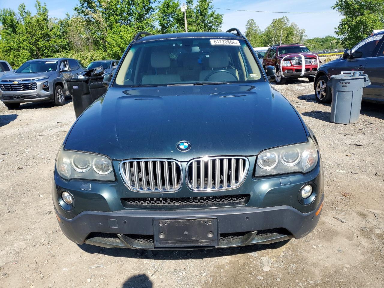 2007 BMW X3 VIN WBXPC93427WF01476 photo 5
