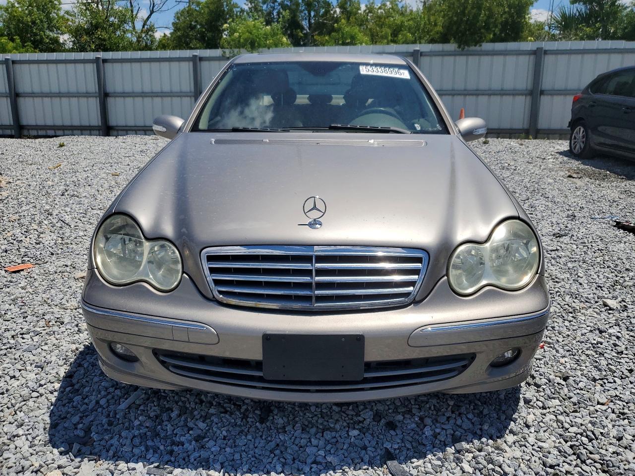2007 MERZ C-class VIN WDBRF54H97F882259 photo 5