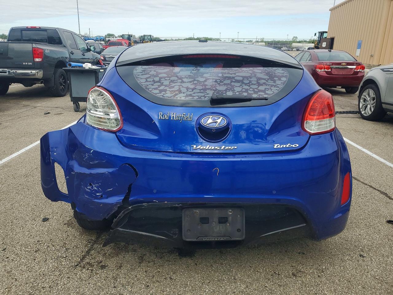 2012 HYUNDAI Veloster VIN KMHTC6ADXCU067609 photo 6