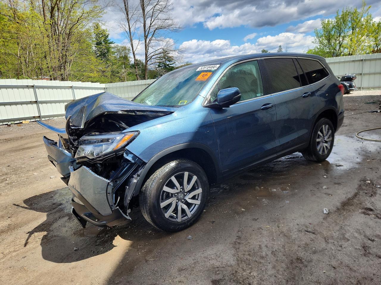 2022 Honda Pilot VIN 5FNYF6H55NB032021 photo 1