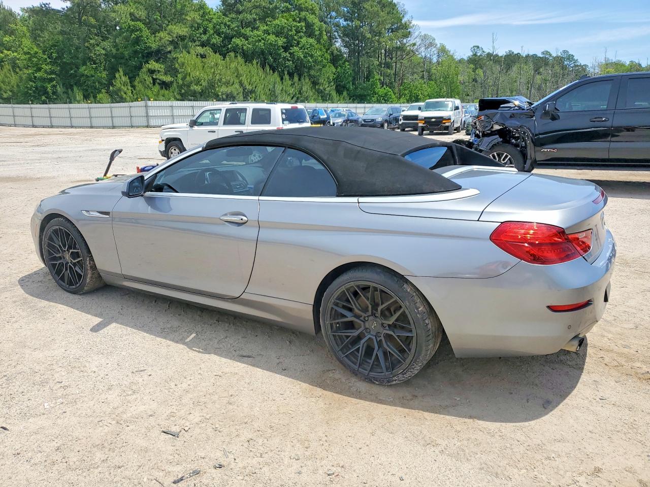 2013 BMW 6 series VIN WBALW7C54DDX58558 photo 2