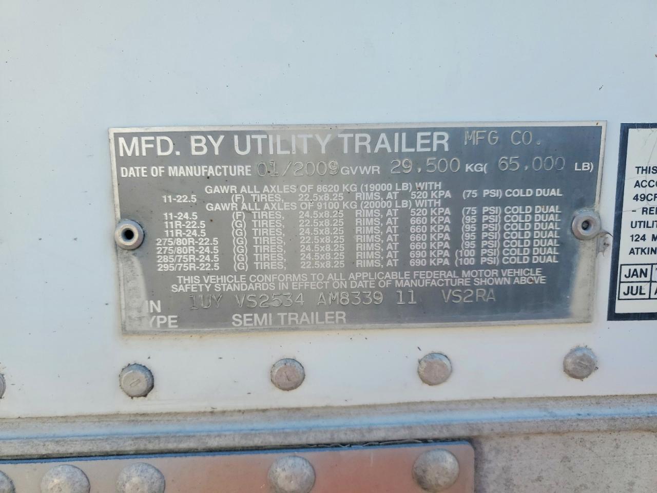 2010 UTILITY All models VIN 1UYVS2534AM833911 photo 10