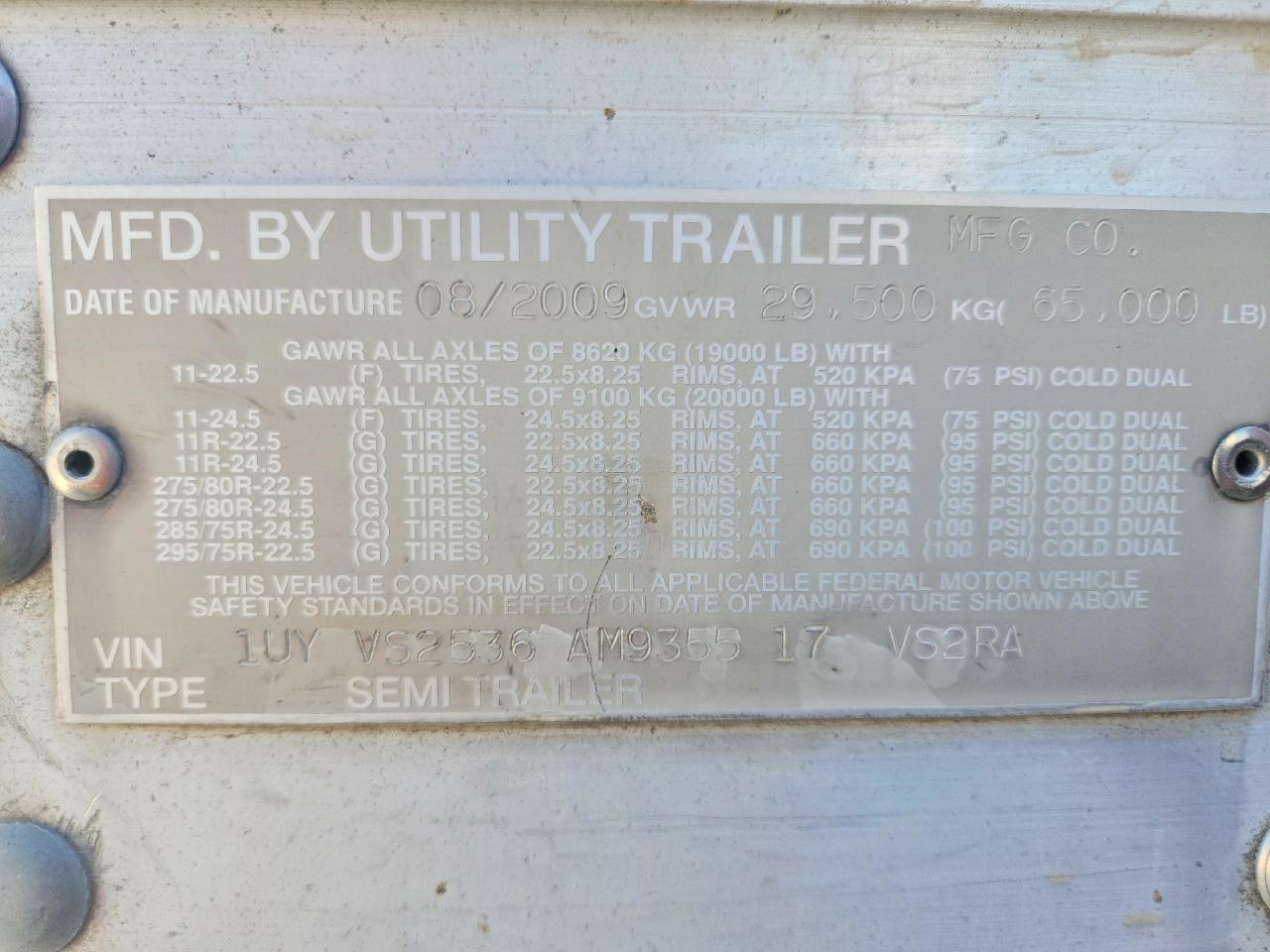 2010 UTILITY All models VIN 1UYVS2536AM935517 photo 10
