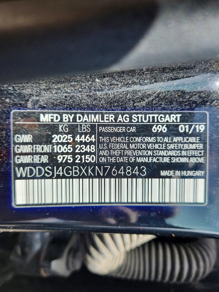 2019 Mercedes-Benz Cla-class VIN WDDSJ4GBXKN764843 photo 12