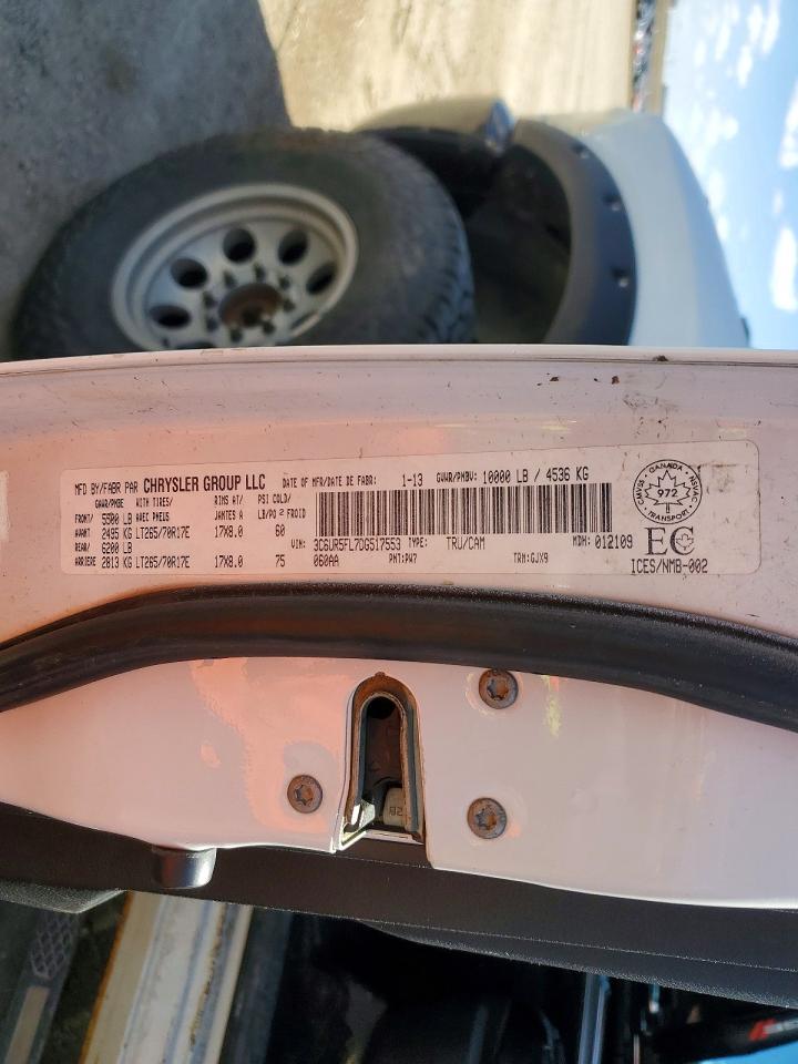 2013 Ram 2500 VIN 3C6UR5FL7DG517553 photo 12