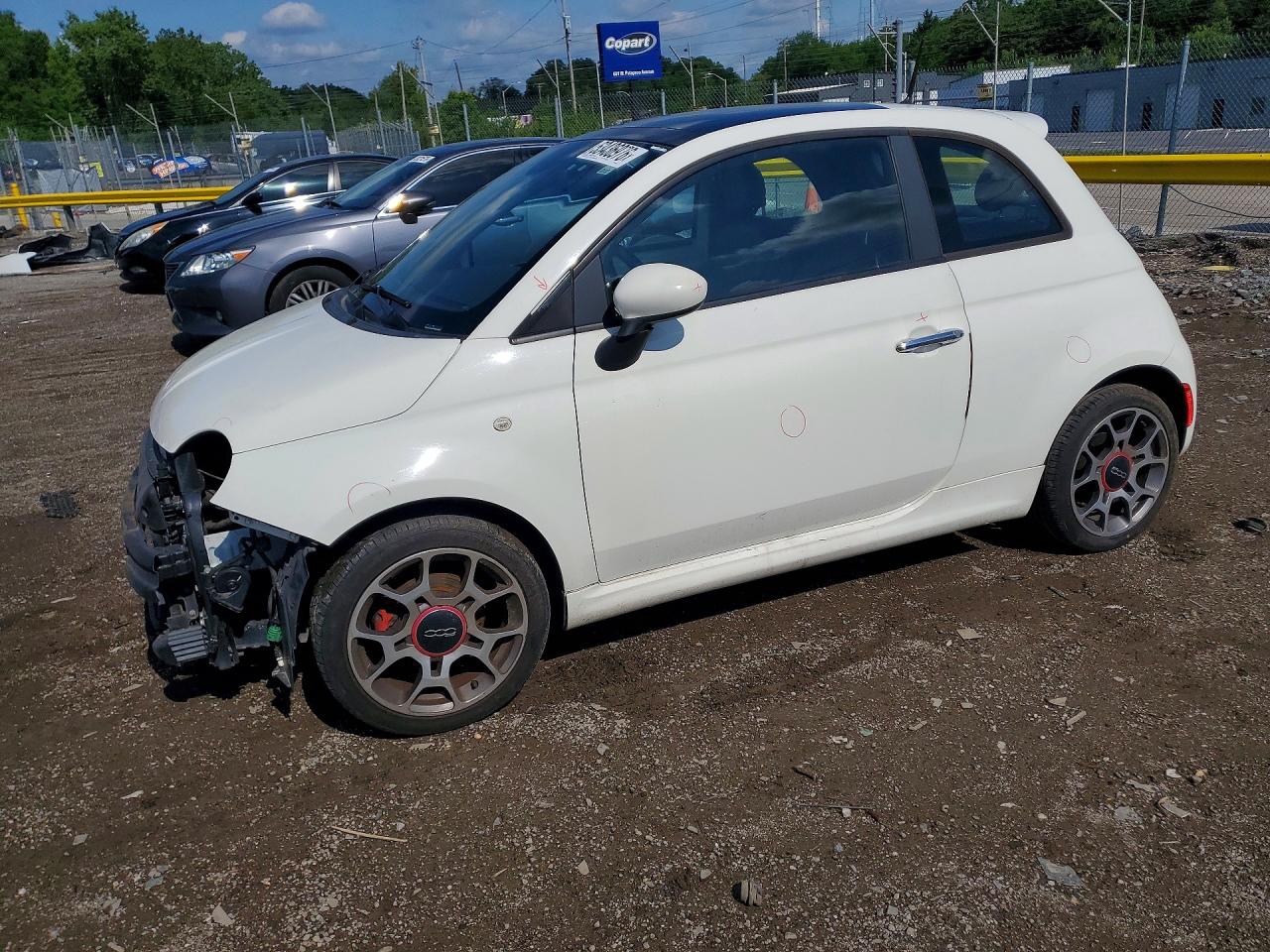2013 FIAT 500 VIN 3C3CFFBR7DT692605 photo 1