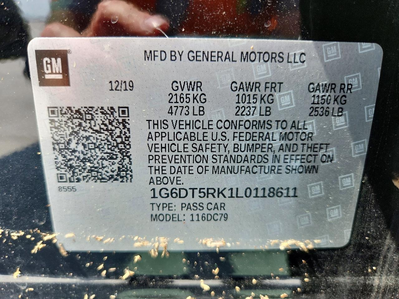 2020 Cadillac Ct5 VIN 1G6DT5RK1L0118611 photo 12