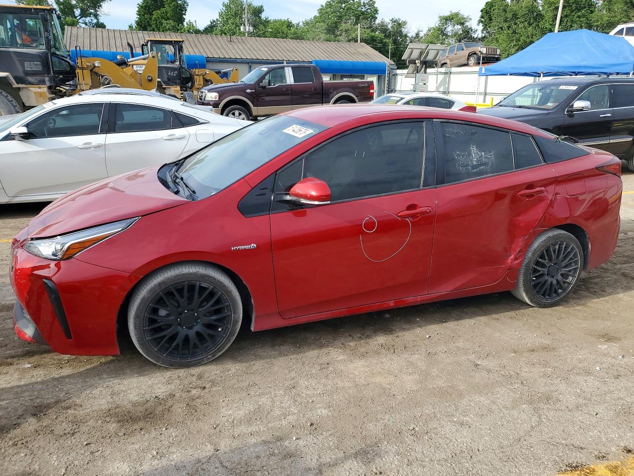 2020 TOYOTA Prius VIN JTDKARFU5L3115104 photo 1