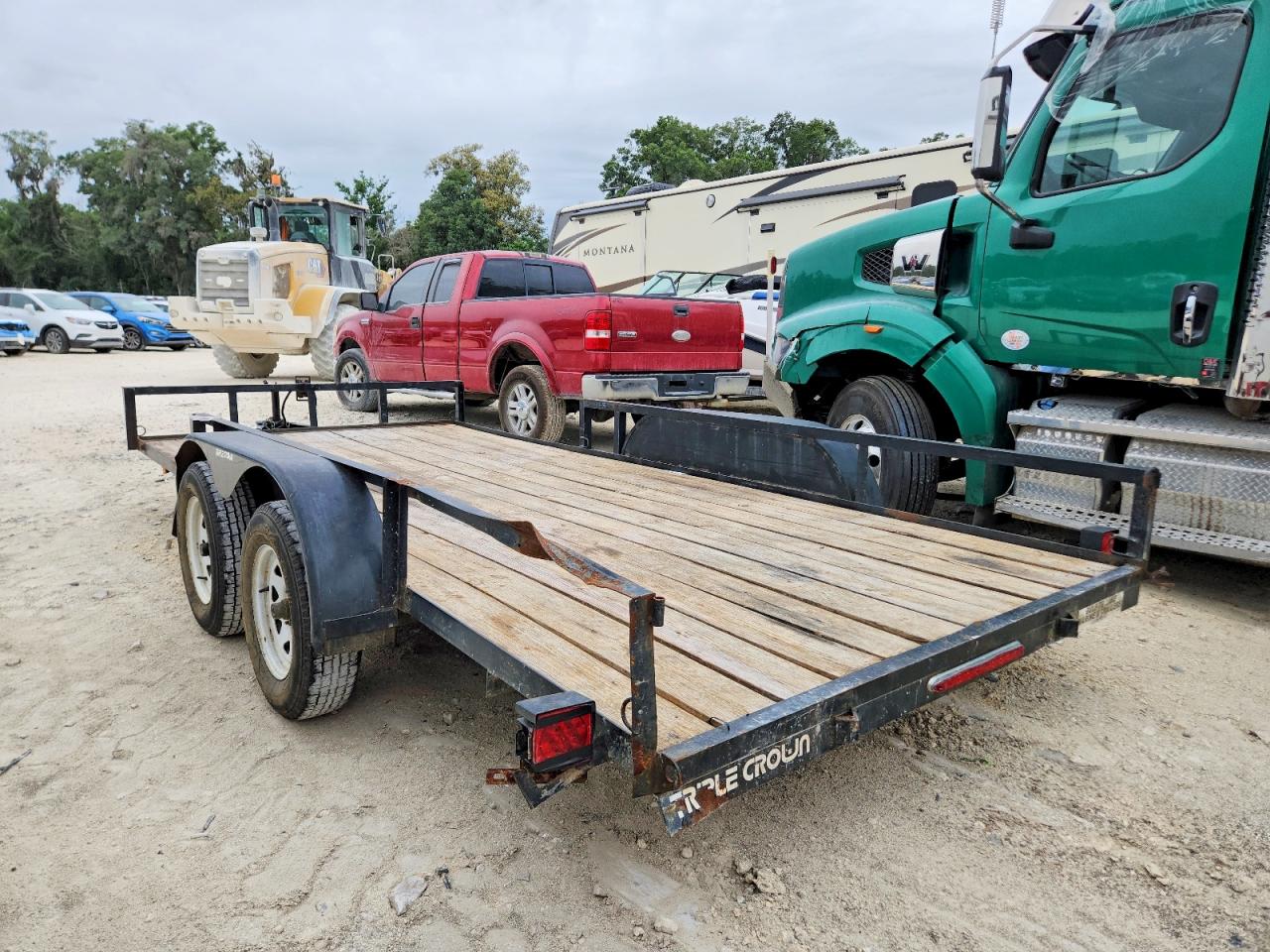 2021 TRIPLE CROWN ATV7X16 UTILITY TRAILER VIN 1XNBE1624M1125616 photo 3