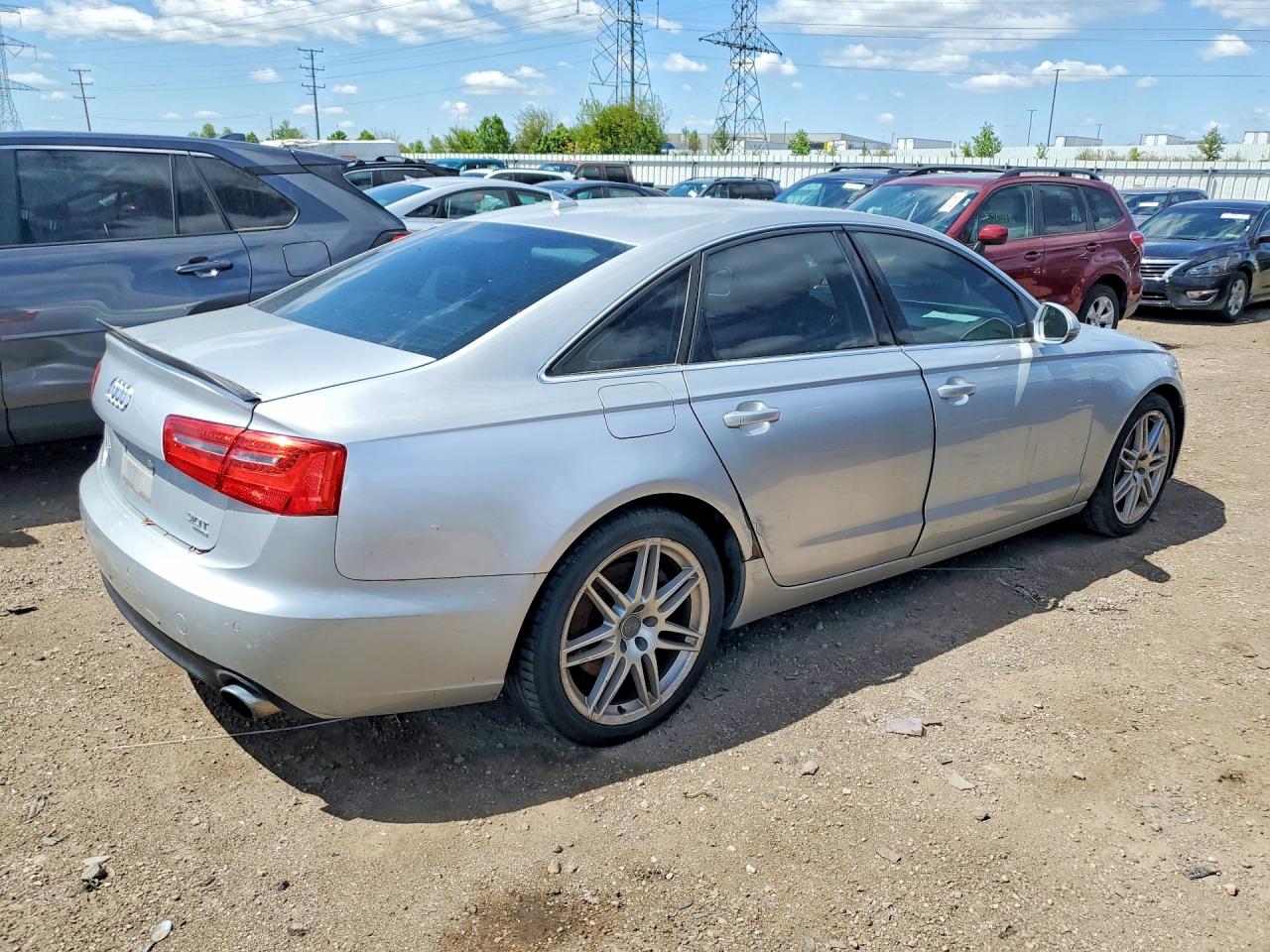 2013 AUDI A6 VIN WAUFGCFC6DN127608 photo 3