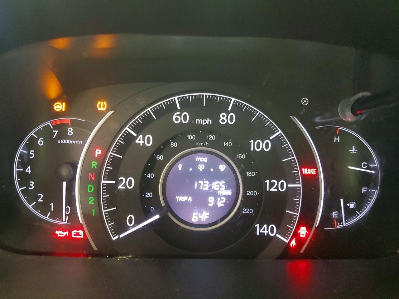 2014 Honda Crv VIN 2HKRM4H77EH655643 photo 9