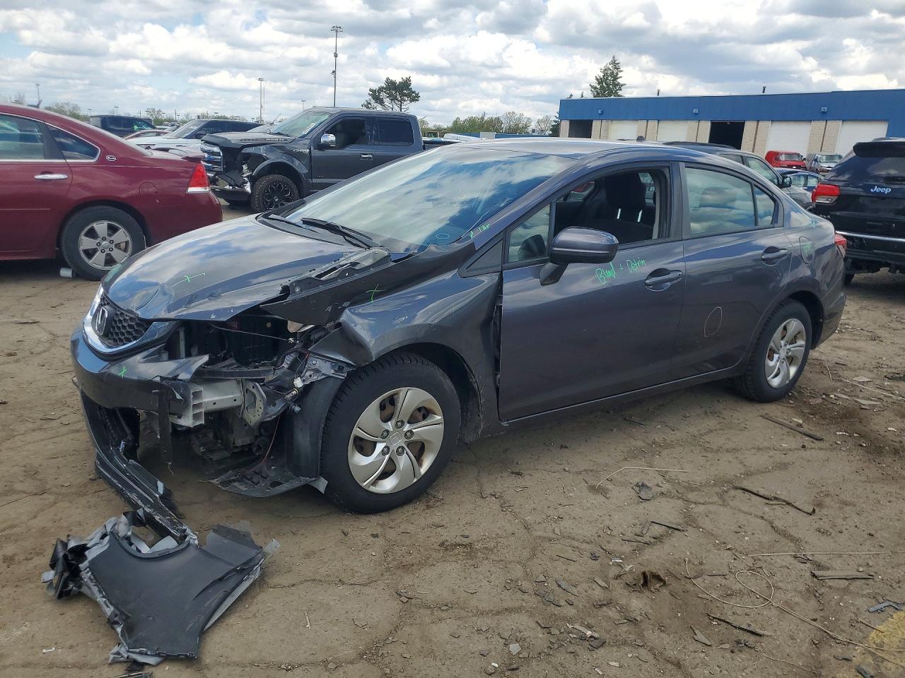 2015 Honda Civic VIN 19XFB2F51FE117153 photo 1