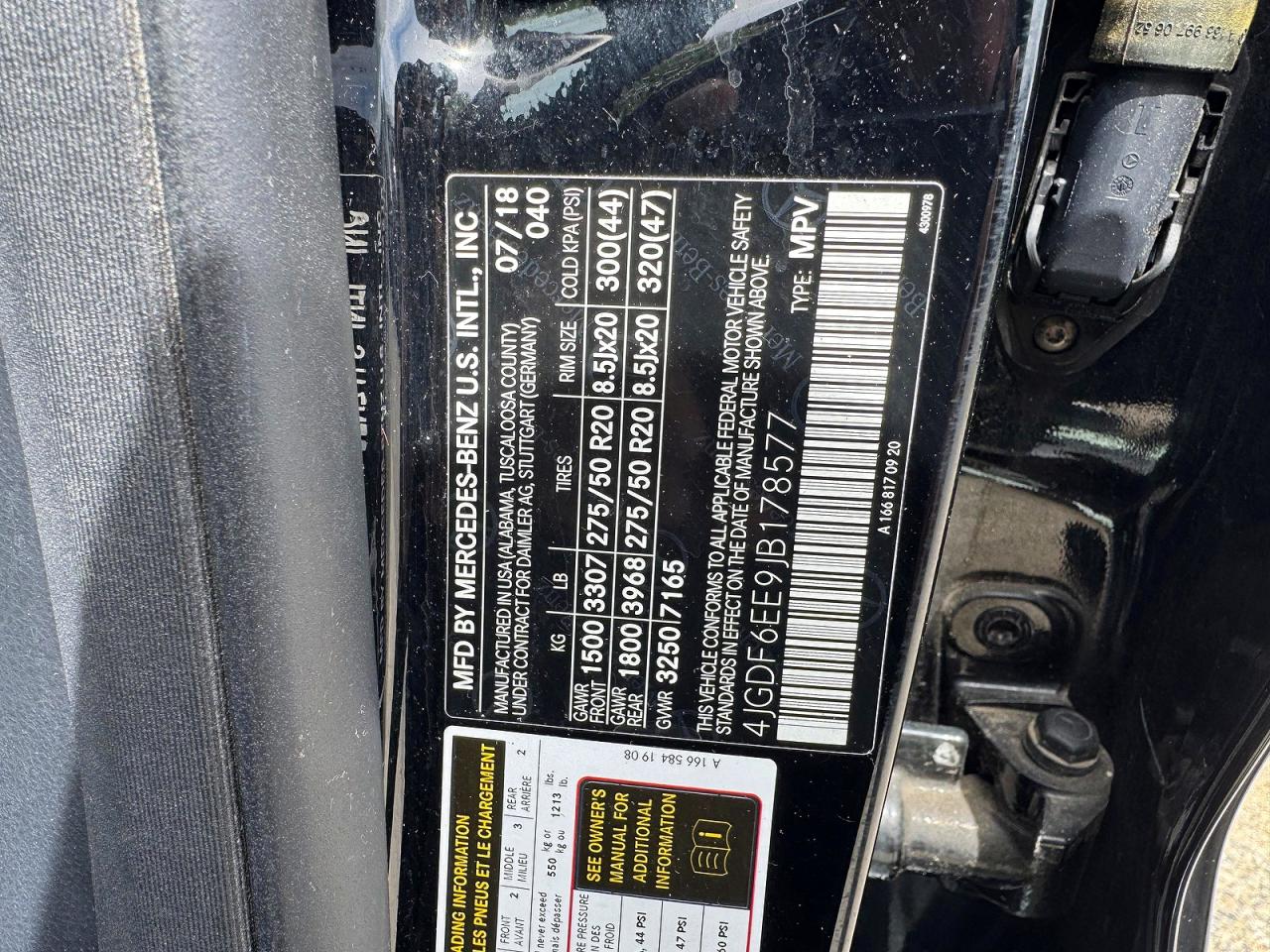 2018 Mercedes-Benz Gls-class VIN 4JGDF6EE9JB178577 photo 10