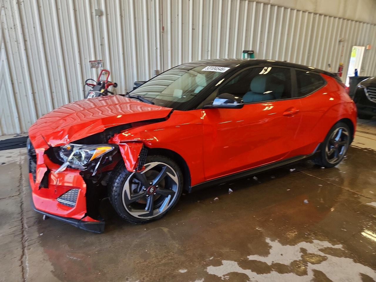 2019 Hyundai Veloster VIN KMHTH6AB6KU014338 photo 1