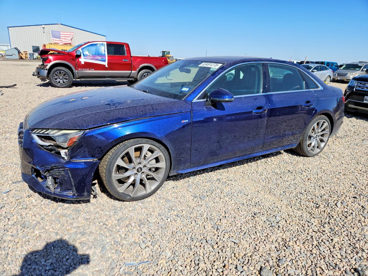 2021 Audi A4 VIN WAUEAAF43MA036443 photo 1