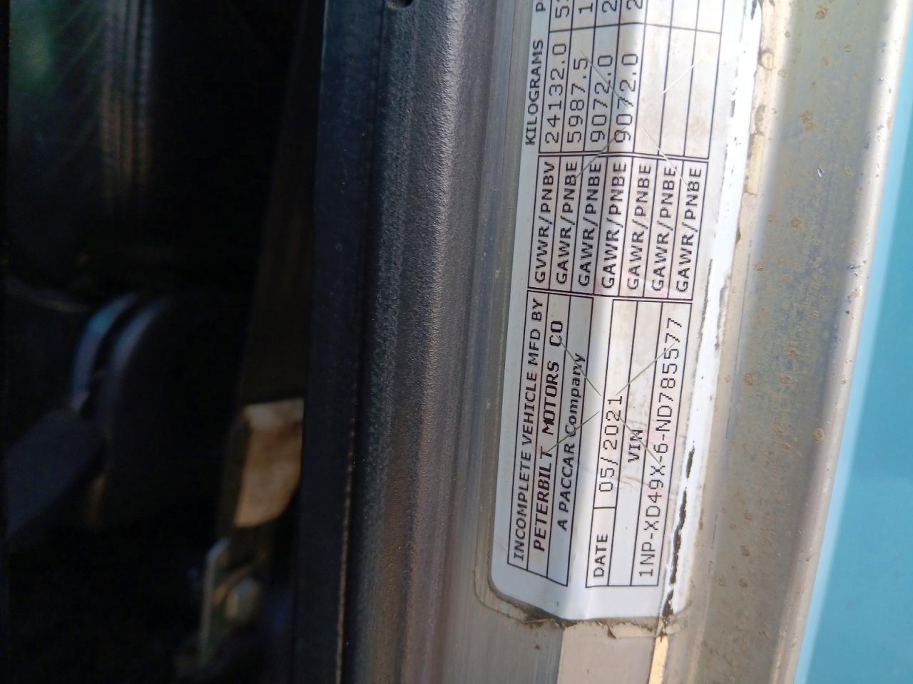 2022 PETERBILT All other VIN 1NPXD49X6ND785577 photo 10