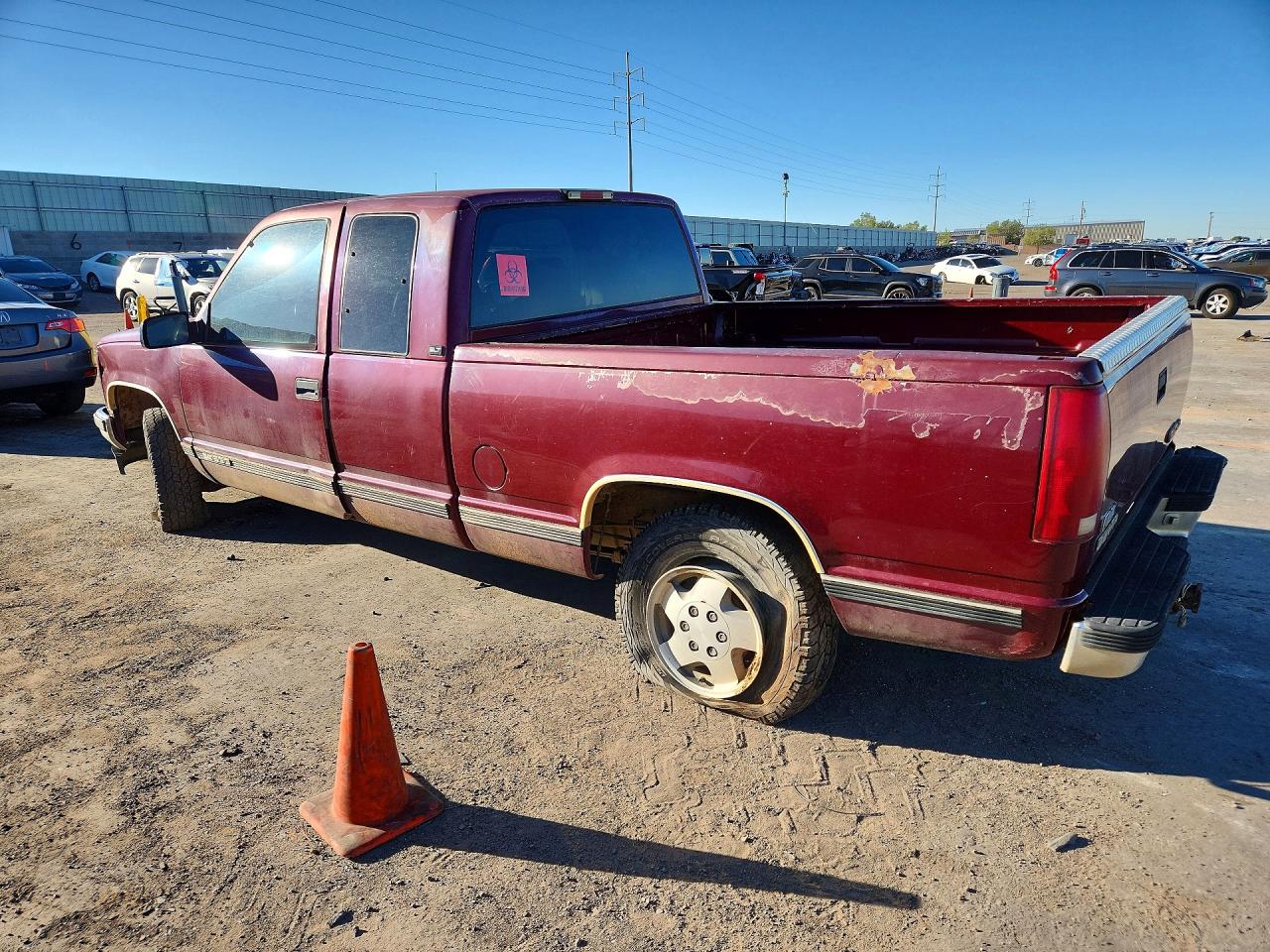 1995 GMC SIERRA VIN 1GTEK19K1SE520000 photo 2