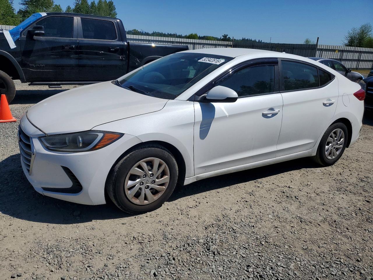 2017 Hyundai Elantra VIN 5NPD74LF9HH092518 photo 1