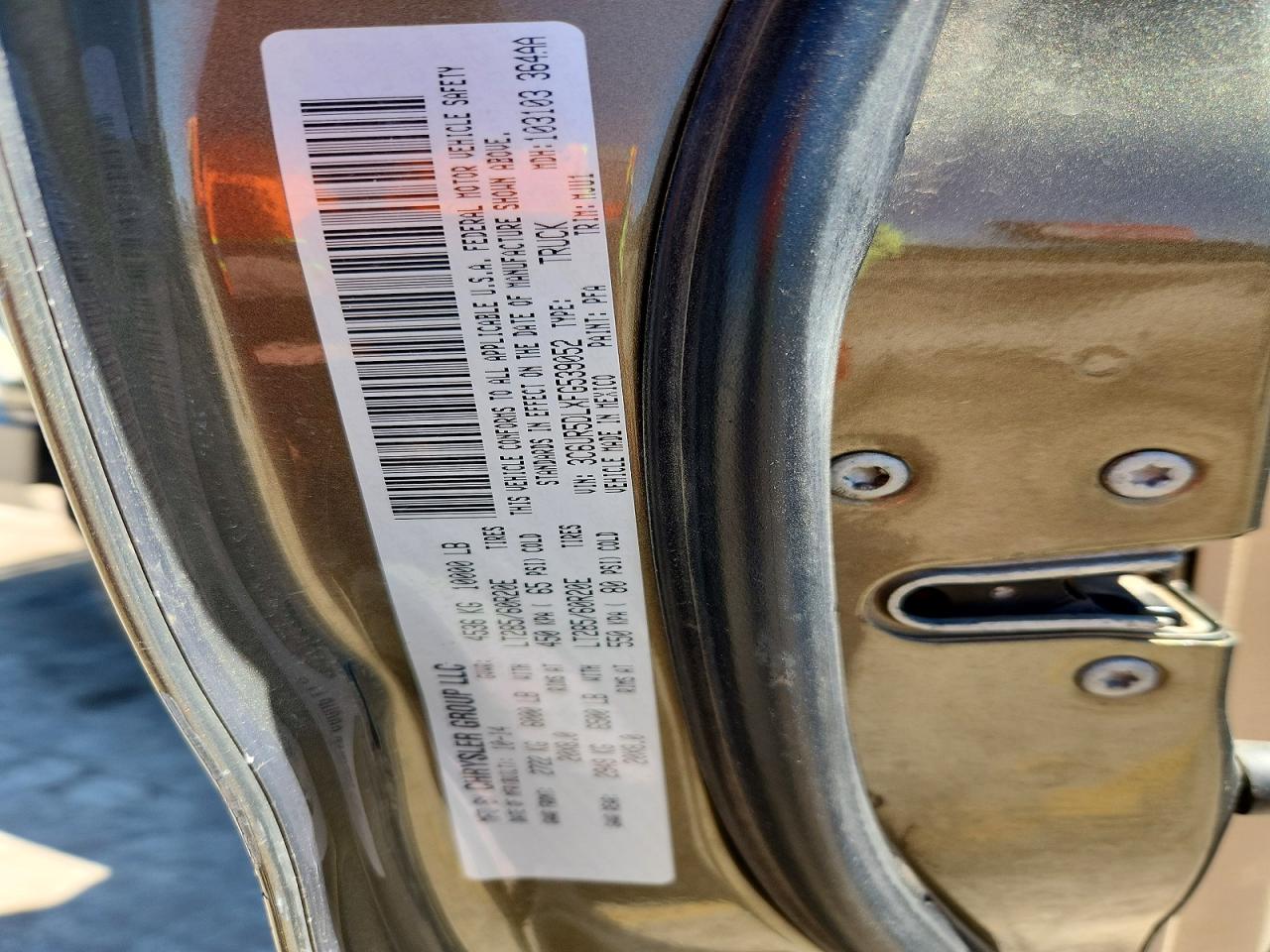 2015 Ram 2500 VIN 3C6UR5DLXFG539052 photo 12